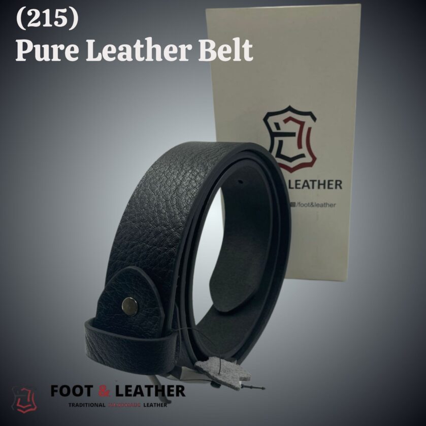 (215) Pure Leather Belt - Image 2
