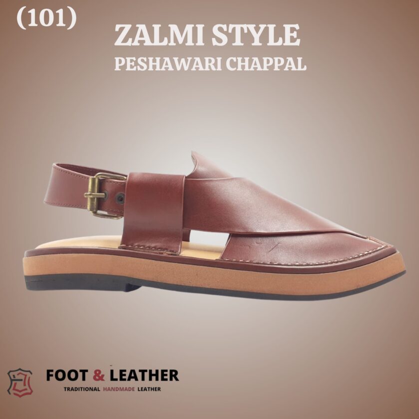 Zalmi Style Peshawari Chappal (101) - Image 3