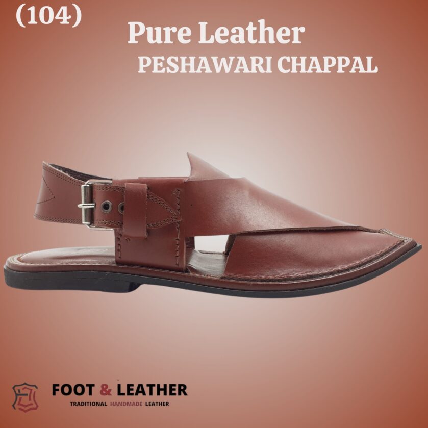 Pure Leather Peshawari Chappal (104) - Image 2