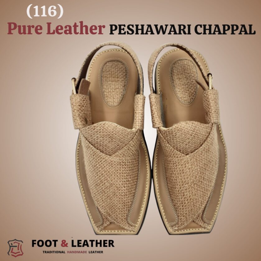 Pure Leather Peshawari Chappal (116) - Image 2