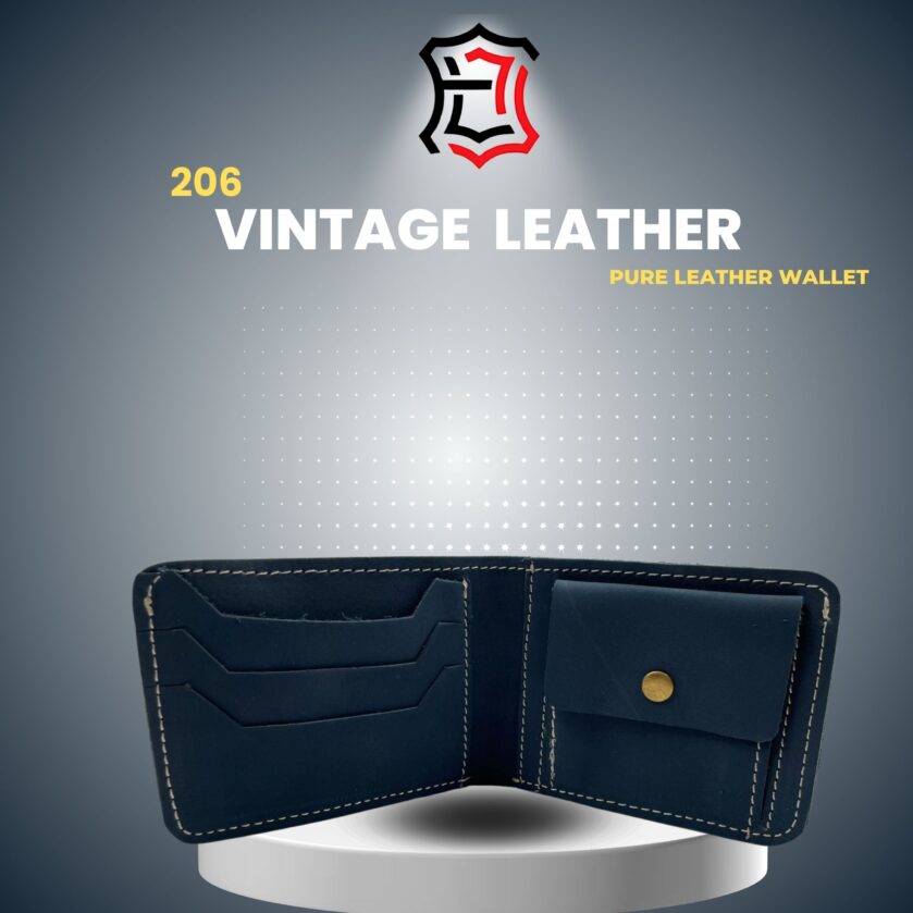 – Vintage Leather | Pure Leather Wallet - Image 3