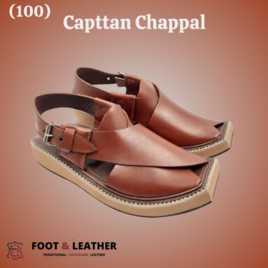 Capttan Chappal (100)  Pure Leather
