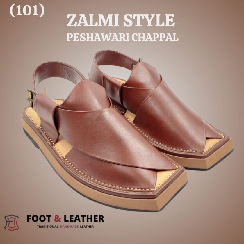 Zalmi Style Peshawari Chappal (101) - Image 2