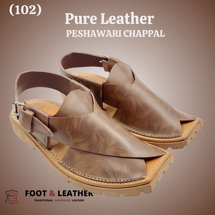 Pure Leather Peshawari Chappal (102)