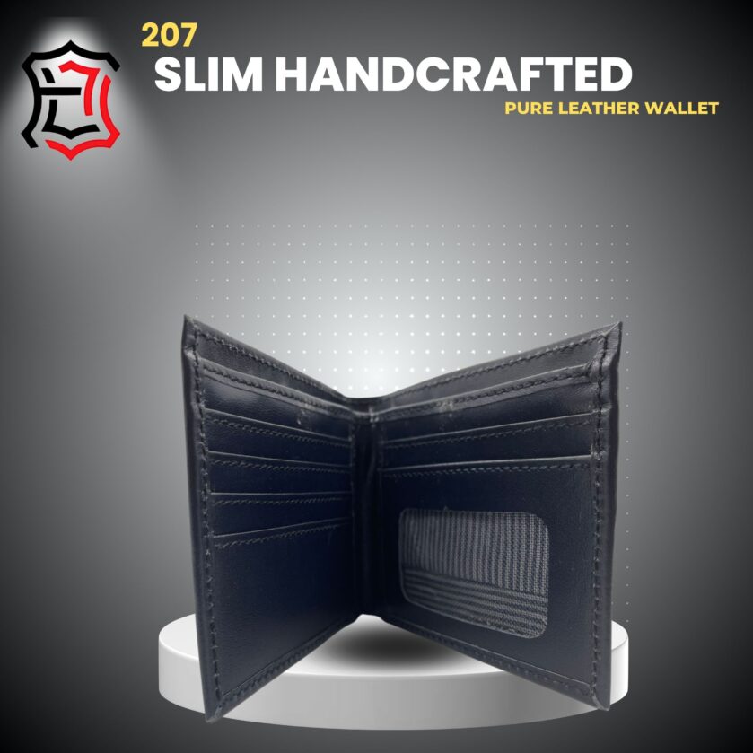 Handmade Vintage Leather Wallet (210) - Image 2