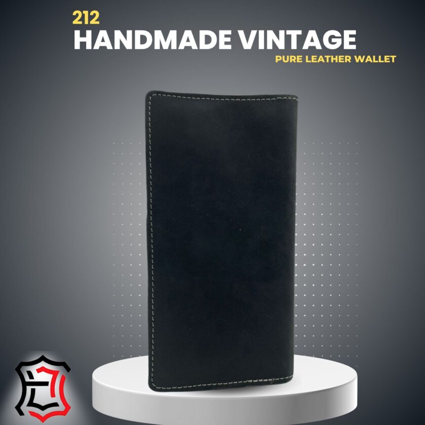 Wallet 212 – a handmade vintage pure leather - Image 2