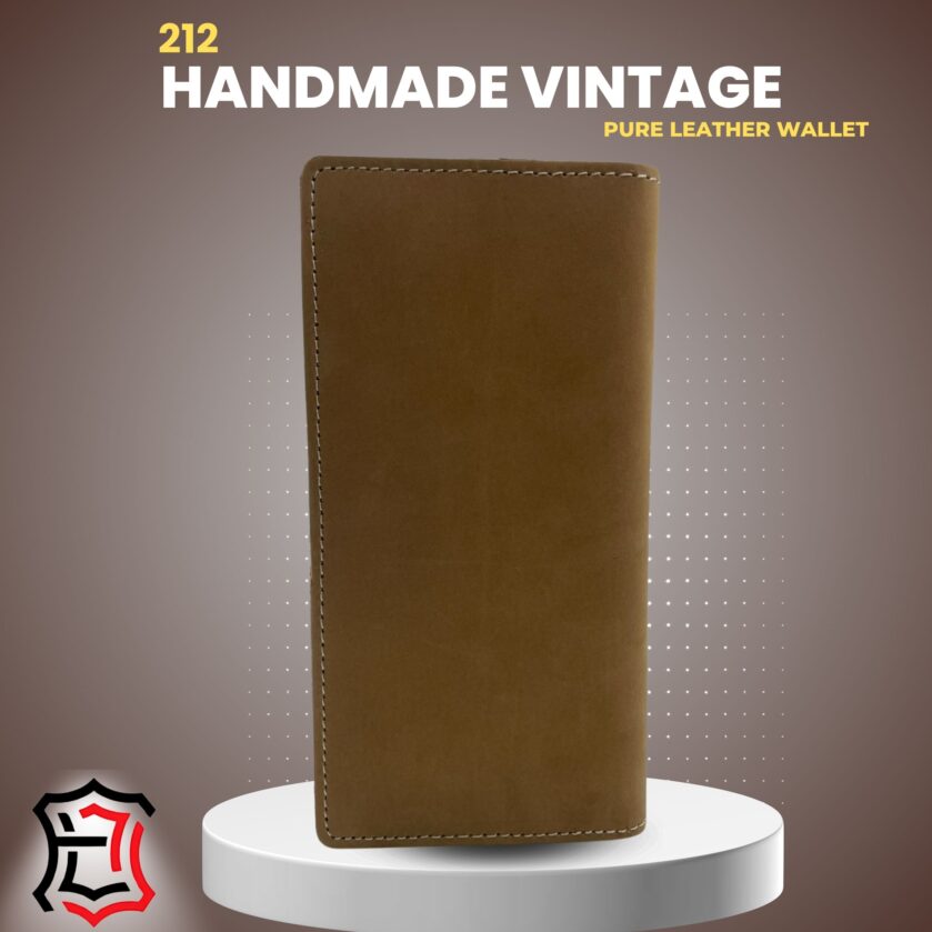 Wallet 212 – a handmade vintage pure leather - Image 5