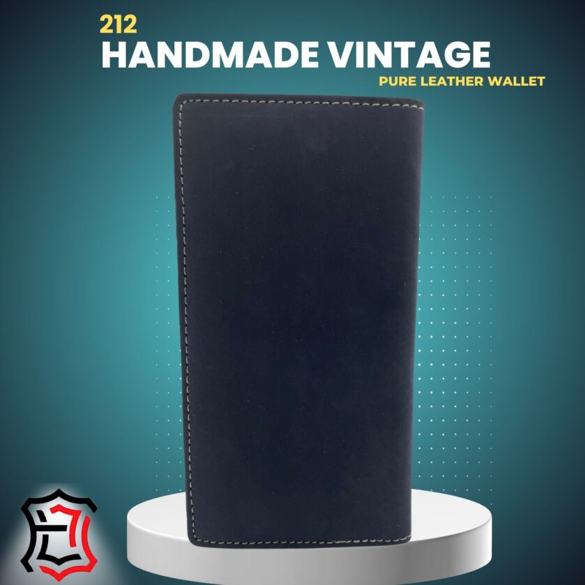 Wallet 212 – a handmade vintage pure leather - Image 4