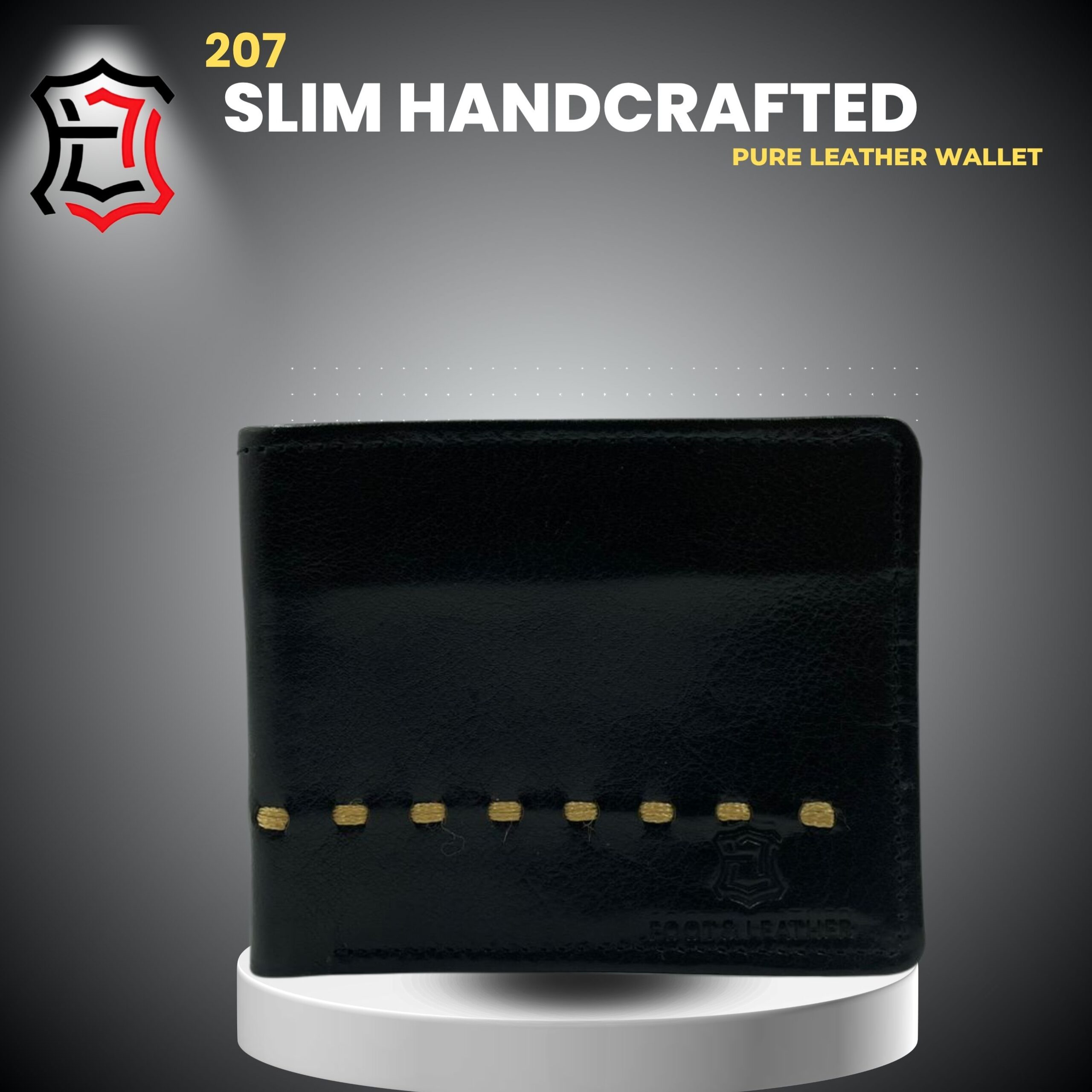 Handmade Vintage Leather Wallet (210)