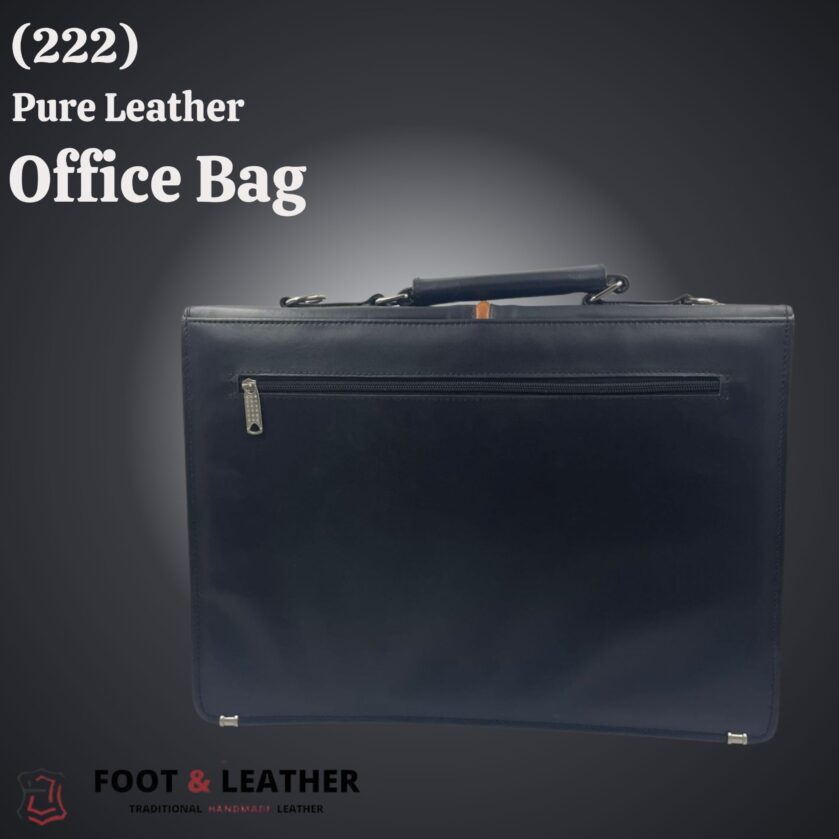 (222) Pure Leather Office Bag – Foot & Leather - Image 2