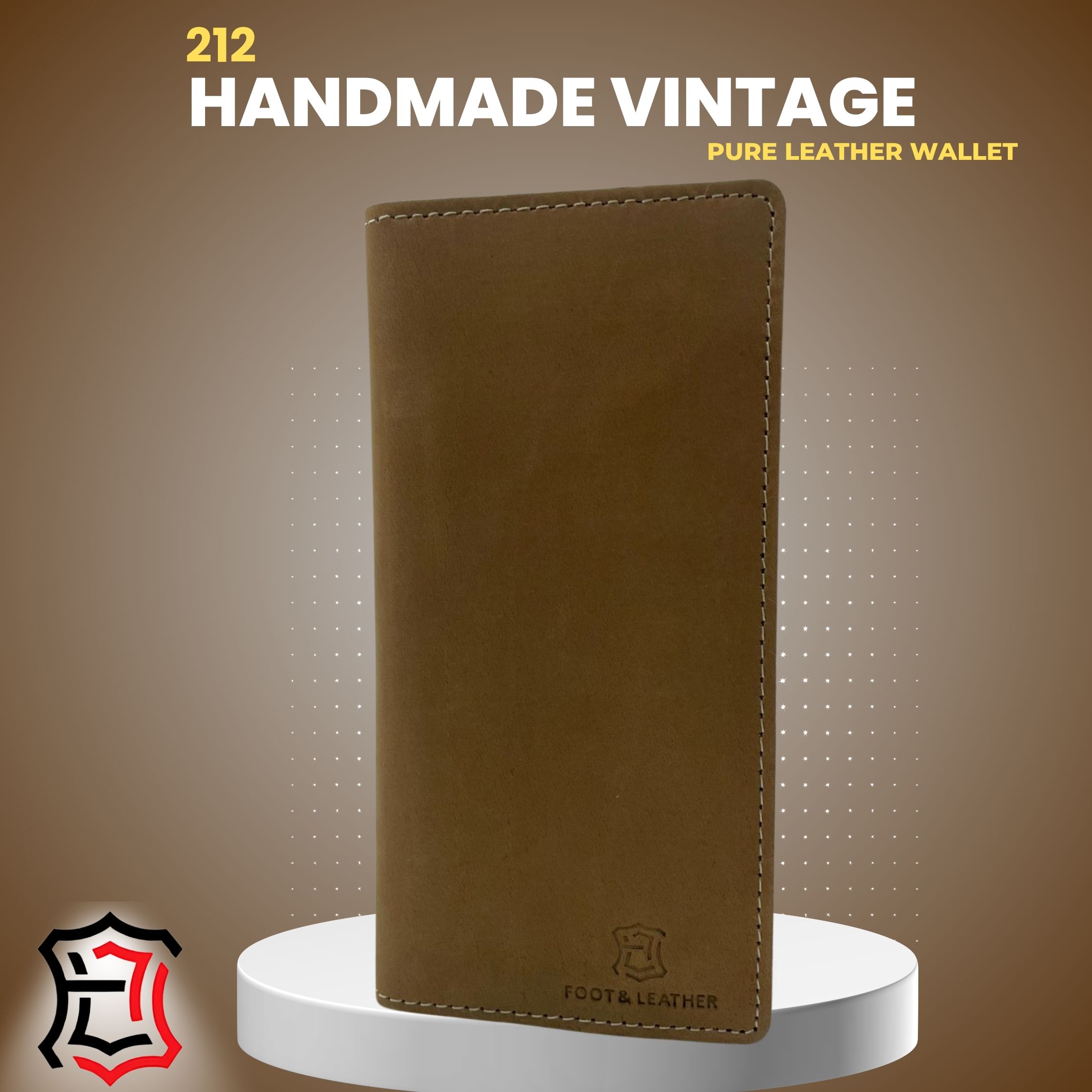 Wallet 212 – a handmade vintage pure leather - Image 3