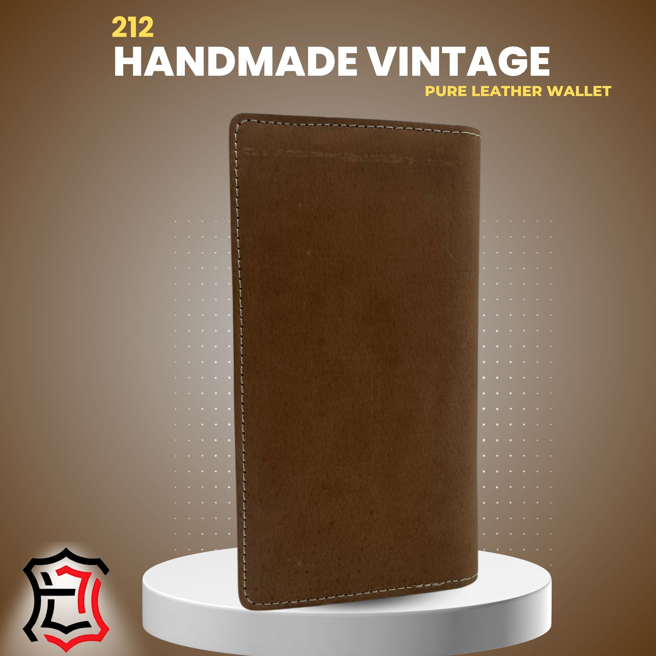 Wallet 212 – a handmade vintage pure leather - Image 4