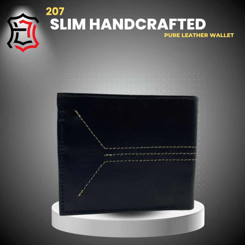Handmade Vintage Leather Wallet (210) - Image 3